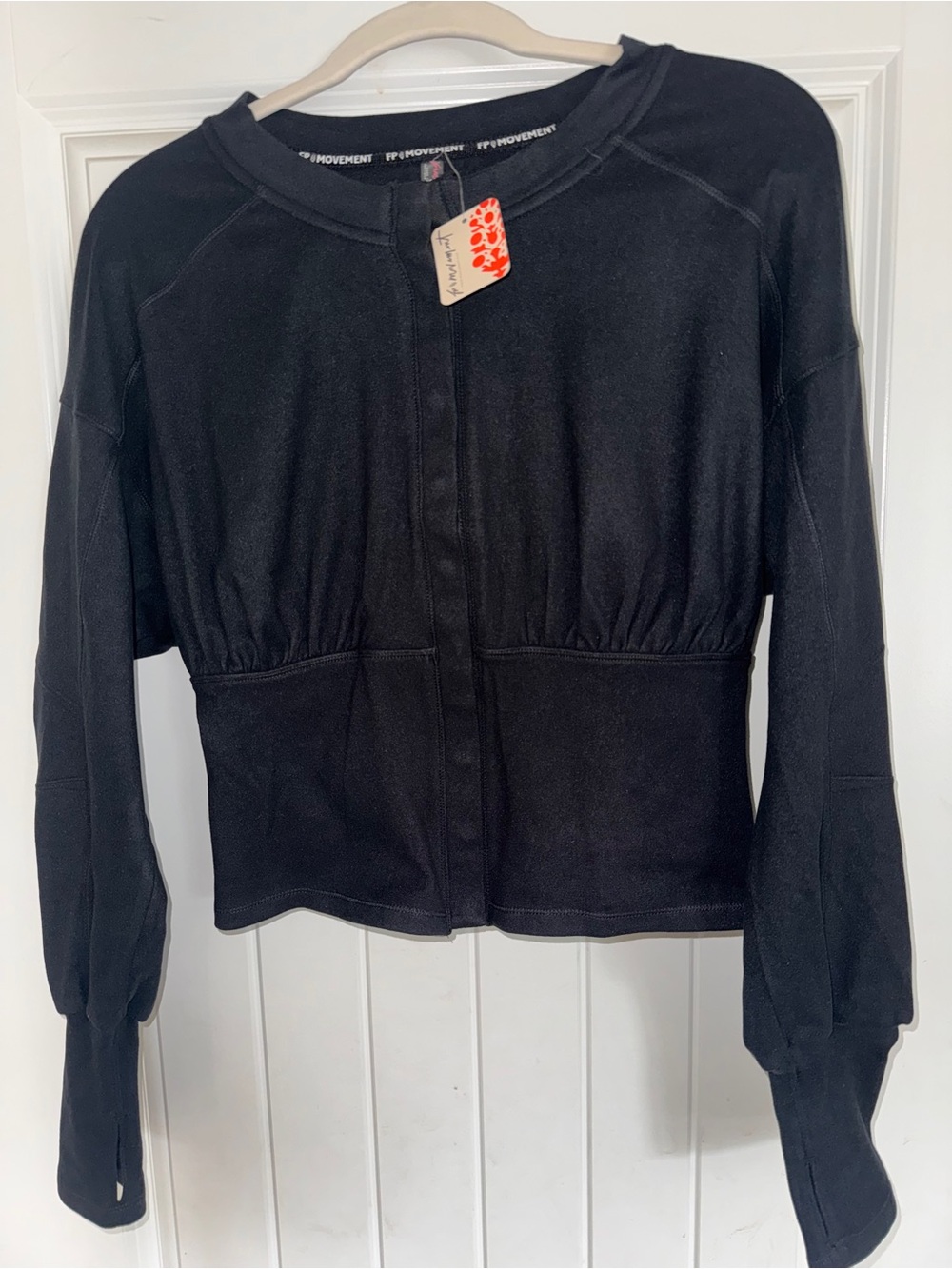 FP Movement 2 piece Set Sweatshirt + Skirt Black M fleece New - Picture 4 of 7
